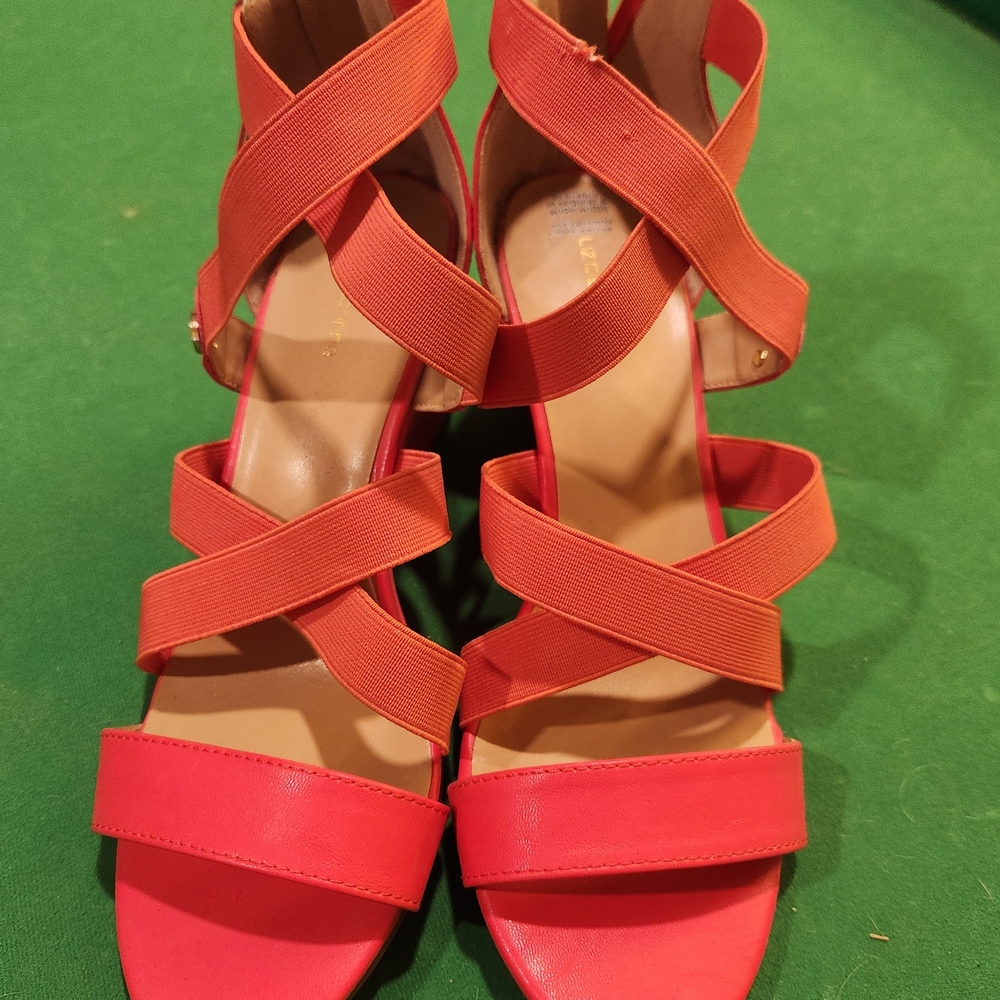 Women's Red Strappy Sandals